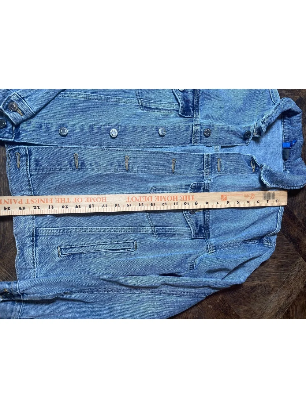 Marvel themed graphic blue jean jacket H&M Divided Men's medium- 030J